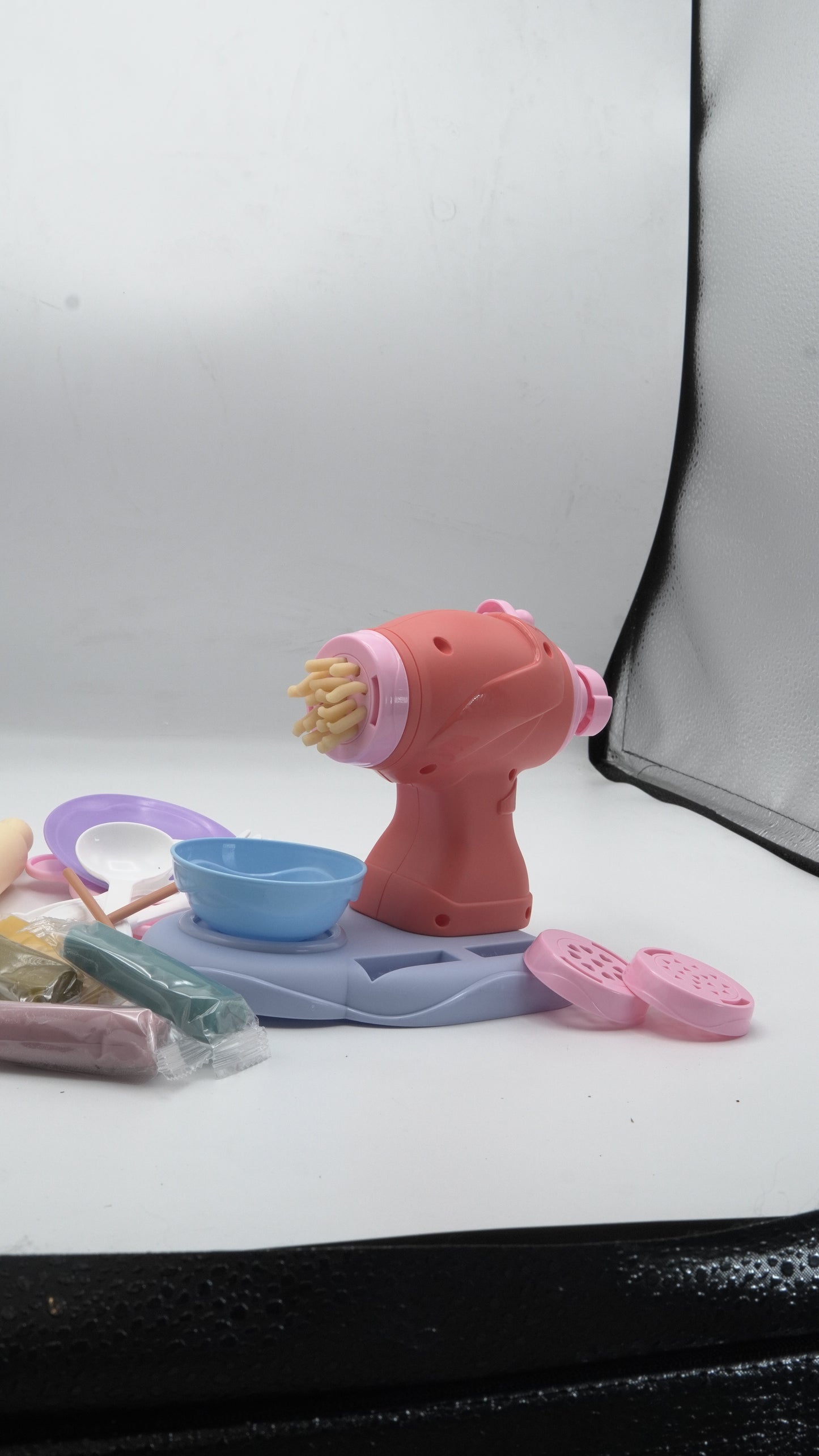 Kids' Kitchen Creations Play-Dough Noodle Maker & Pasta Machine Set