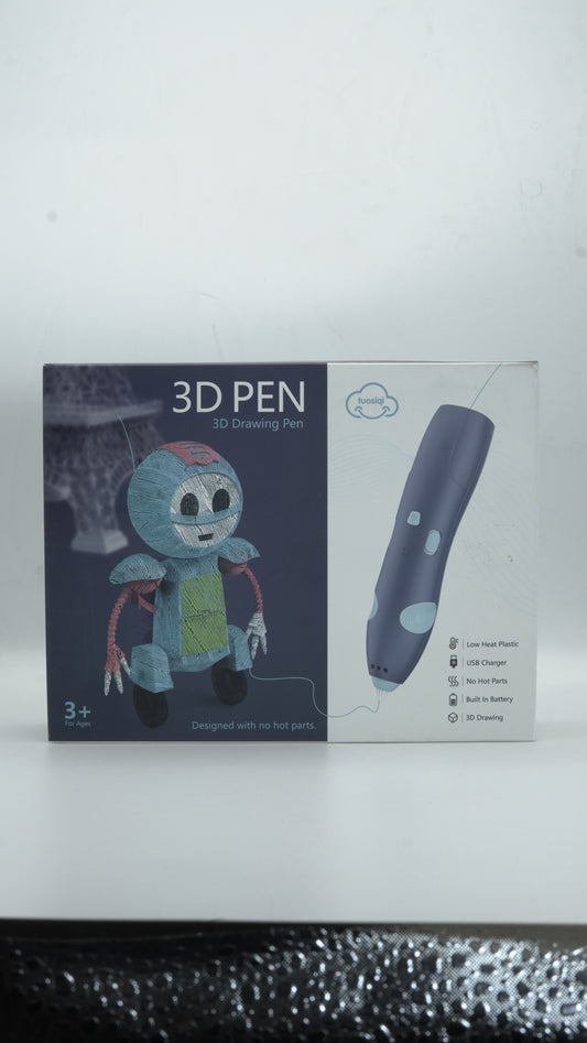Rechargeable Low-Heat 3D Drawing Pen for Kids (Ages 3+)