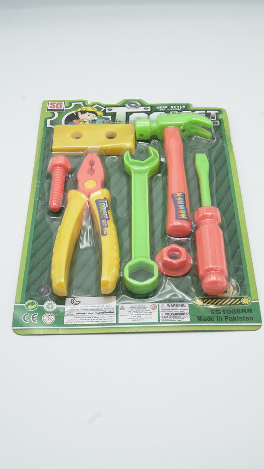 SG Toys "Super Tool Set" Plastic Pretend Play Engineering Kit