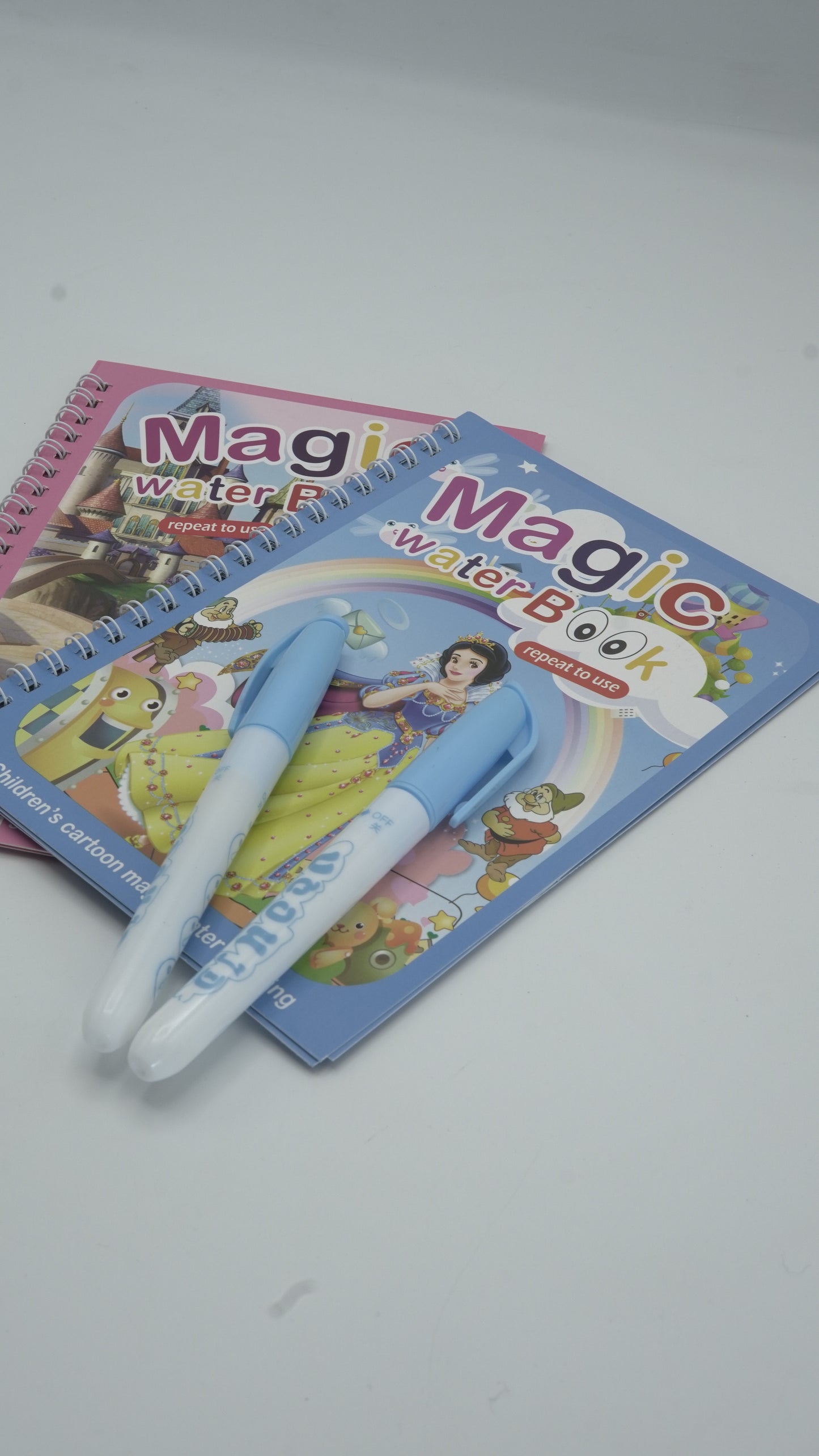 "Magic Water Book" Reusable & Mess-Free Kids' Coloring Book with Pen